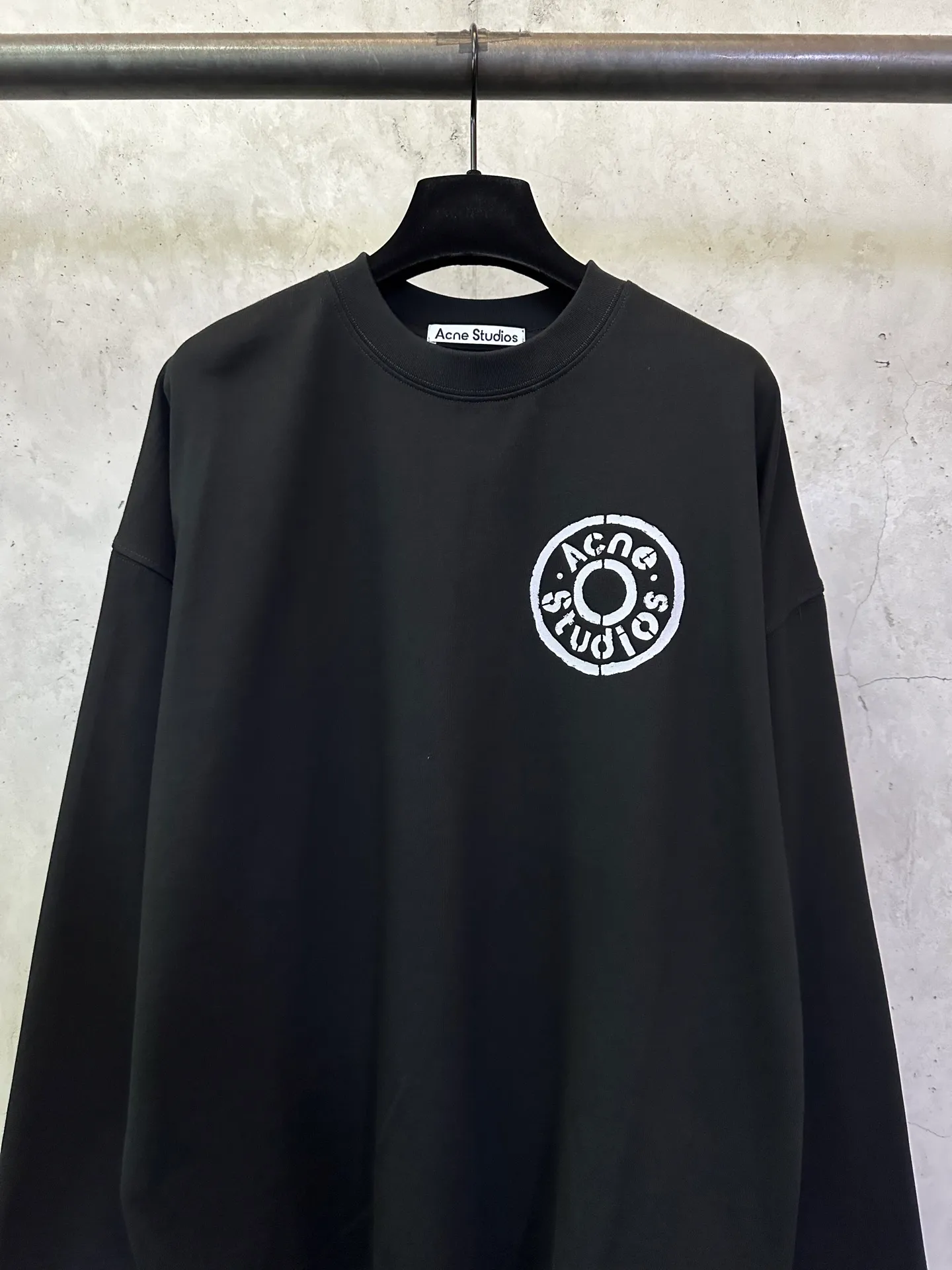 165 Acne studio 26ss Series T ： 2*2 Color Change Same Style Color: Black White Size: XS S M L XL